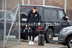 23.01.22 VfB Stuttgart Abflug Trainingslager Marbella
