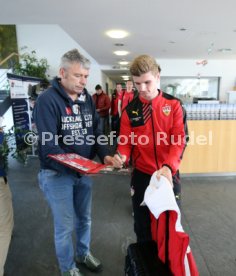 VfB Stuttgart Ankunft Flughafen Stuttgart Kurztrainingslager Mallorca
