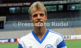 28.06.88 Karlsruher SC Fototermin Saison 1988/1989