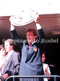 17.05.1992 VfB Stuttgart Meisterschaft Empfang im Stadion