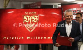 VfB Stuttgart Pressekonferenu 125 Jahre VFb Stuttgart
