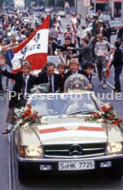 26.05.1984 VfB Stuttgart Meisterschaft 1984 Autokorso Bad Cannstatt