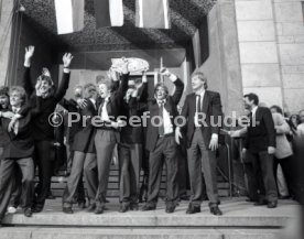 26.05.1984 VfB Stuttgart Meisterschaft 1984 Empfang Rathaus