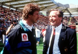 VfB Stuttgart li. Christoph Daum re. Gerhard Mayer-Vorfelder Foto Rudel