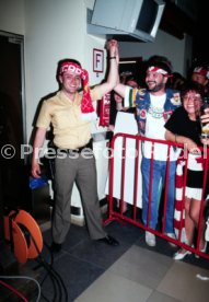 16.05.1992 VfB Stuttgart Meisterschaft Empfang Flughafen