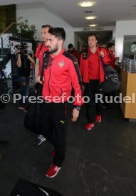 VfB Stuttgart Ankunft Flughafen Stuttgart Kurztrainingslager Mallorca