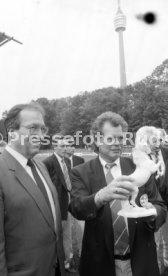 21.06.87 Stuttgarter Kickers Empfang DFB-Pokal Finale 1987
