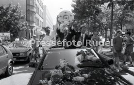 17.05.1992 VfB Stuttgart Meisterschaft Autokorso