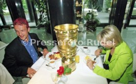 14.06.97 VfB Stuttgart Party DFB-Pokal Sieg 1997