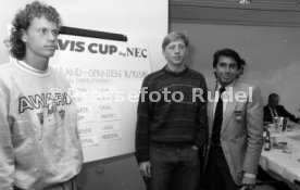 10.03.85 Tennis Davis Cup Deutschland - Spanien<