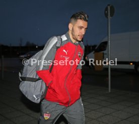 VfB Stuttgart Abflug ins Trainingslager La Manga Flughafen Stuttgart