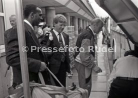 15.09.92 Ankunft Leeds United Flughafen Stuttgart