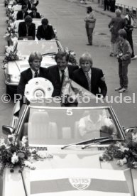 26.05.1984 VfB Stuttgart Meisterschaft 1984 Autokorso Bad Cannstatt