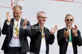 25.05.25 VfB Stuttgart Feier und Autokorso DFB-Pokal Sieg Stuttgart Schlossplatz