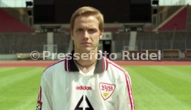 08.07.97 VfB Stuttgart Fototermin Saison 1997/1998
