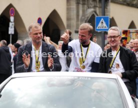 25.05.25 VfB Stuttgart Feier und Autokorso DFB-Pokal Sieg Stuttgart Schlossplatz
