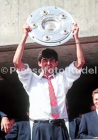 17.05.1992 VfB Stuttgart Meisterschaft Empfang im Stadion