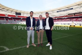 12.09.22 VfB Stuttgart PK Khedira, Lahm, Gentner