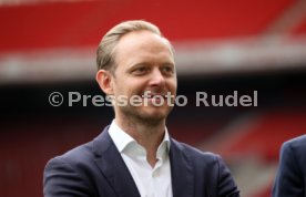 03.06.22 VfB Stuttgart Baggerbiss Umbau Mercedes-Benz Arena Haupttribüne