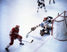 Olympia 1976 Eishockey UdSSR - BR Deutschland