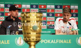 23.05.25 VfB Stuttgart Pressekonferenz DFB-Pokal Finale 2025 Berlin