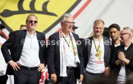 25.05.25 VfB Stuttgart Feier und Autokorso DFB-Pokal Sieg Stuttgart Schlossplatz