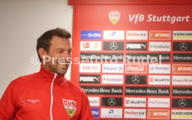VFB Stuttgart Pressekonferenz mit Trainer Markus Weinzierl