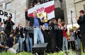 15.06.97 VfB Stuttgart Empfang am Rathaus DFB-Pokal Sieg 1997