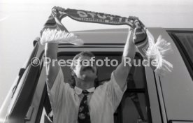 17.05.1992 VfB Stuttgart Meisterschaft Empfang im Stadion