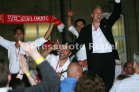 19.05.07 VfB Stuttgart Meisterschaft 2007 Empfang Schlossplatz