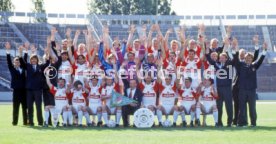 17.05.1992 VfB Stuttgart Meisterschaft Empfang im Stadion