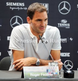 Tennis MercedesCup Stuttgart 2017 PK Roger Federe