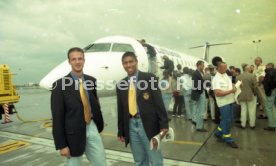 13.06.97 VfB Stuttgart Abflug Berlin DFB-Pokal Finale 1997