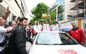 25.05.25 VfB Stuttgart Feier und Autokorso DFB-Pokal Sieg Stuttgart Schlossplatz