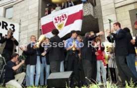 15.06.97 VfB Stuttgart Empfang am Rathaus DFB-Pokal Sieg 1997