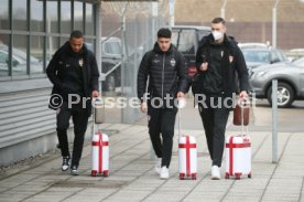 23.01.22 VfB Stuttgart Abflug Trainingslager Marbella