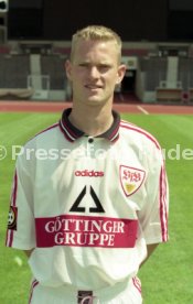 08.07.97 VfB Stuttgart Fototermin Saison 1997/1998
