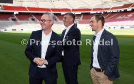 12.09.22 VfB Stuttgart PK Khedira, Lahm, Gentner