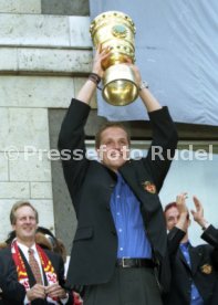 15.06.97 VfB Stuttgart Empfang am Rathaus DFB-Pokal Sieg 1997