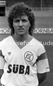28.06.88 Karlsruher SC Fototermin Saison 1988/1989