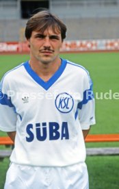 28.06.88 Karlsruher SC Fototermin Saison 1988/1989