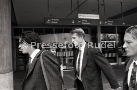 15.09.92 Ankunft Leeds United Flughafen Stuttgart