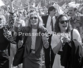 17.05.1992 VfB Stuttgart Meisterschaft Empfang im Stadion