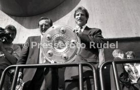 17.05.1992 VfB Stuttgart Meisterschaft Empfang im Stadion