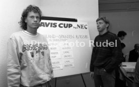 10.03.85 Tennis Davis Cup Deutschland - Spanien<