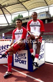 VfB Stuttgart Training li. Ahmed Hosny re. Didi Foto Rudel