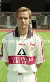 08.07.97 VfB Stuttgart Fototermin Saison 1997/1998