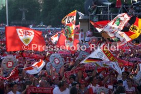 19.05.07 VfB Stuttgart Meisterschaft 2007 Empfang Schlossplatz
