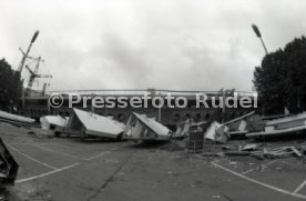 08.07.92 VfB Stuttgart Baustelle Neckarstadion