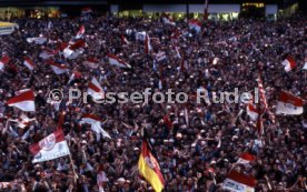 26.05.1984 VfB Stuttgart Meisterschaft 1984 Empfang Rathaus
